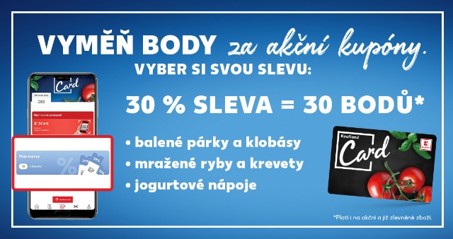 Vyměň body za akční kupóny.