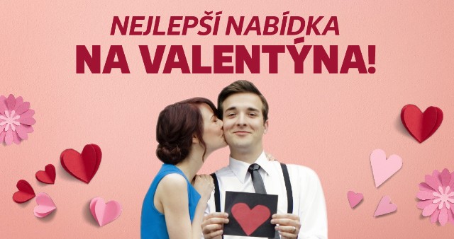 Nejlepší nabídka na Valentýna!