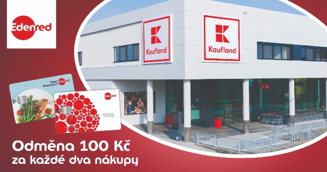 Odměna 100 Kč za každé dva nákupy