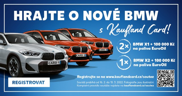 Hrajte o nové BMW s KauflandCard