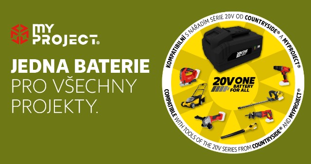 MyProject - Jedna baterie pro všechny projekty.