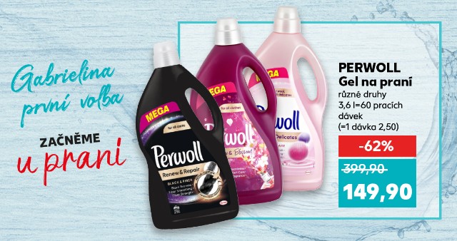 Gabrielina první volba - Perwoll - Gel na praní