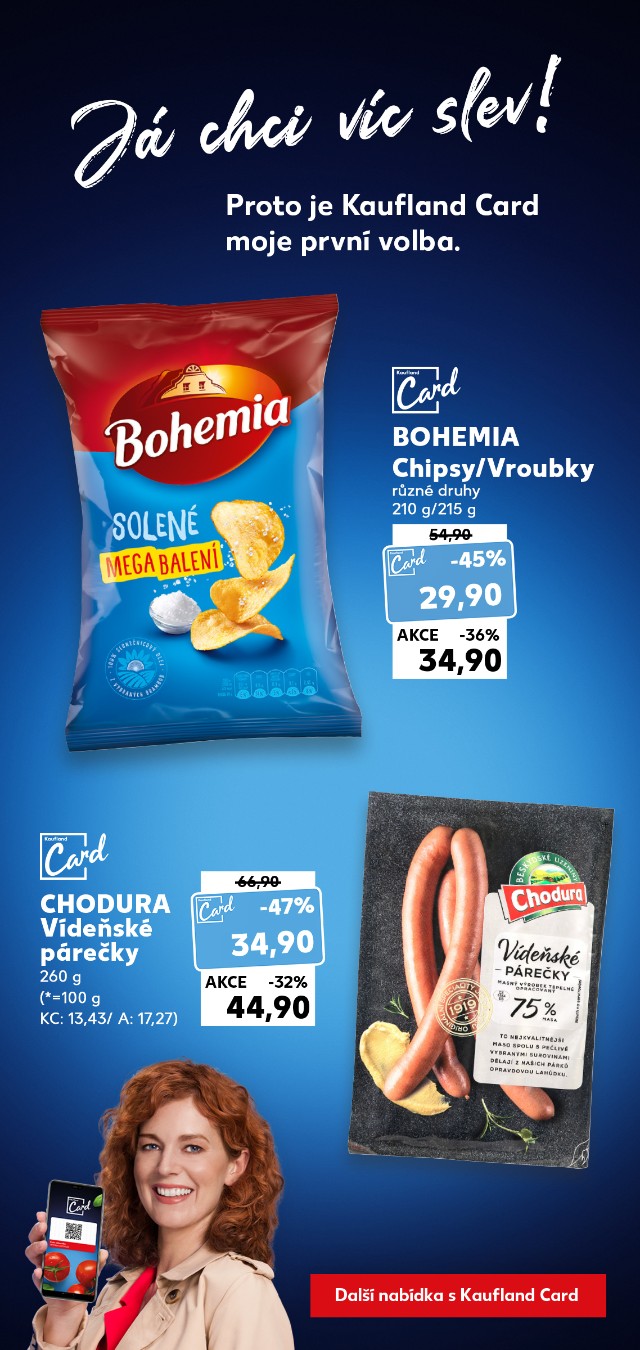 Já chci víc slev - Proto je Kaufland Card moje nová volba.