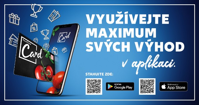 Využívejte maximum svých výhod v aplikaci.