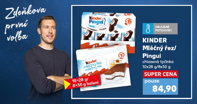 Zdeňkova první volba - Kinder - Mléčný řez / Pingui