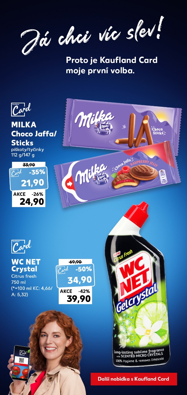 Já chci víc slev - Proto je Kaufland Card moje nová volba.
