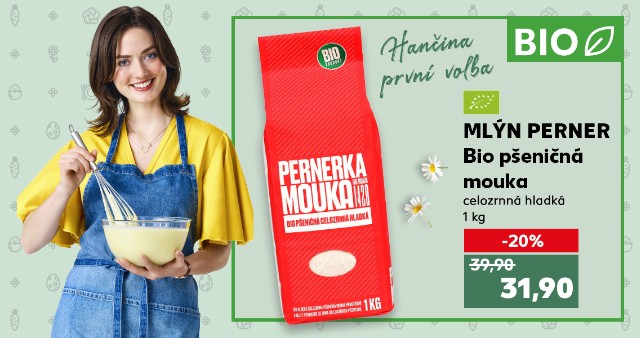 Hančina první volba - Mlýn Perner - Bio pšeničná mouka