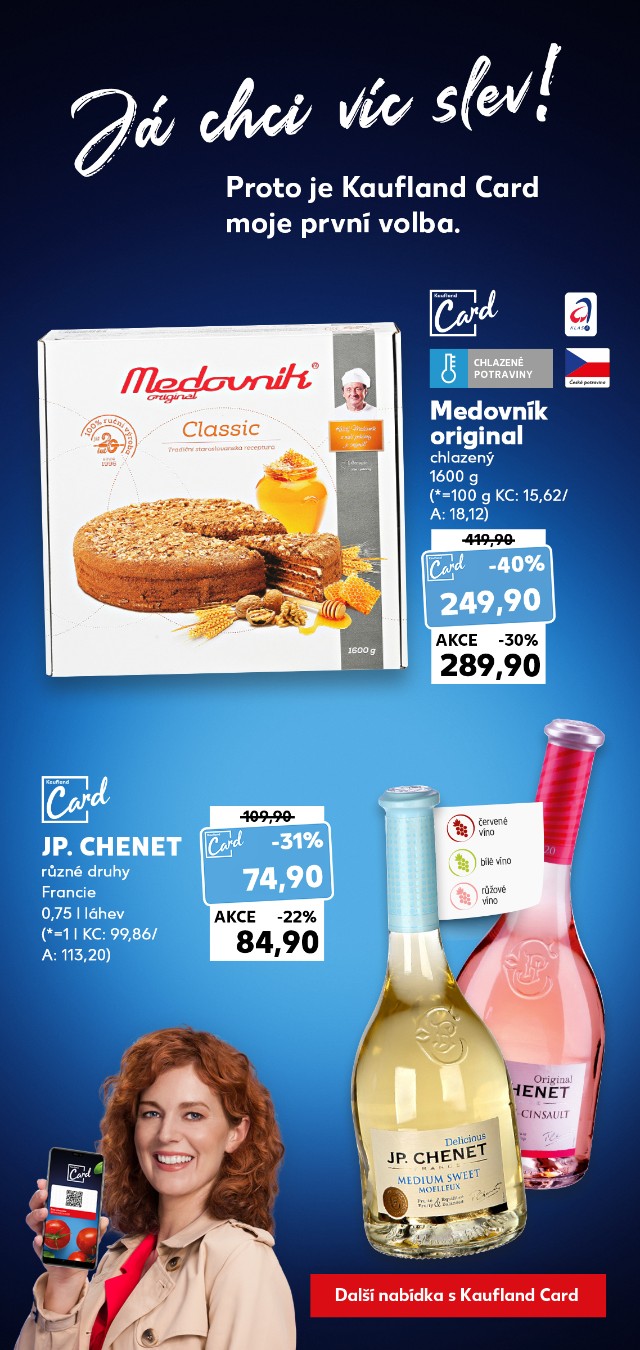 Já chci víc slev - Proto je Kaufland Card moje nová volba.