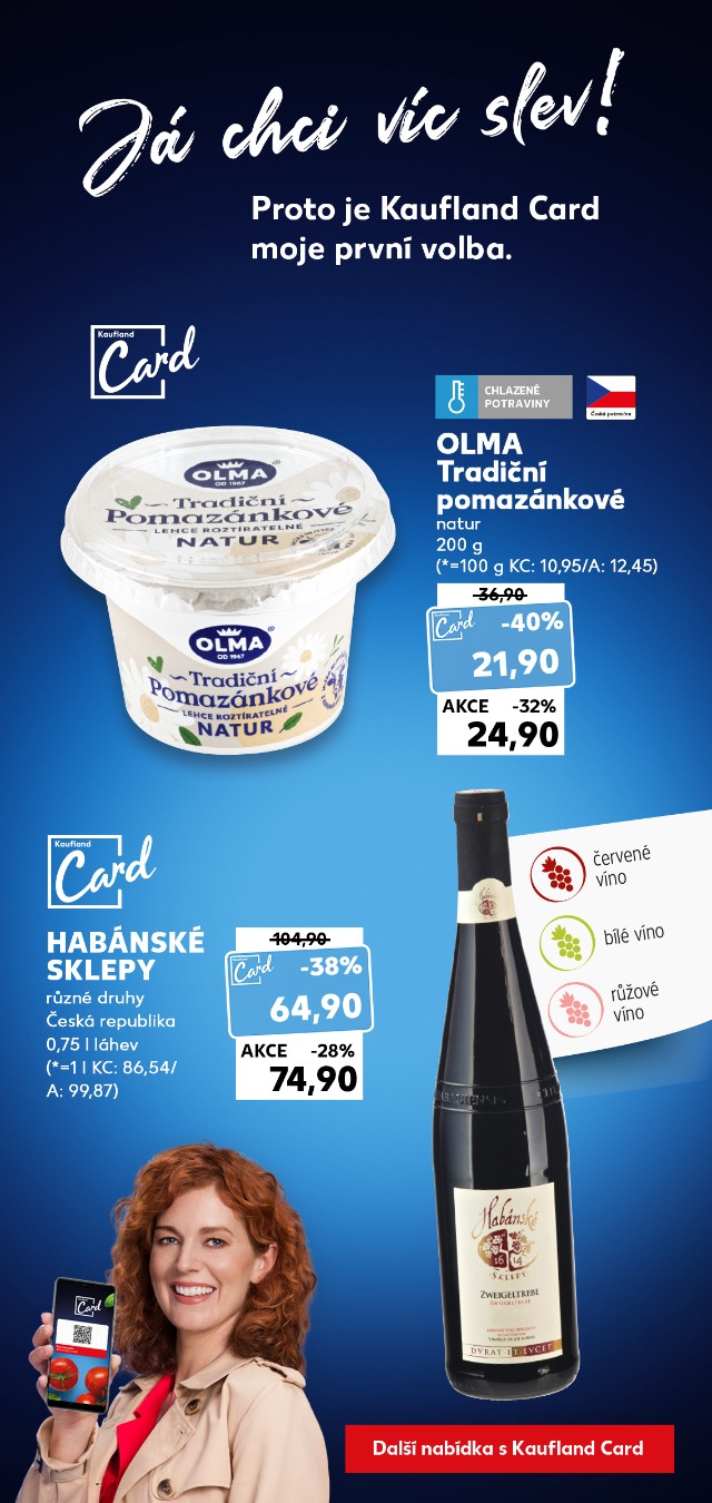 Já chci víc slev - Proto je Kaufland Card moje nová volba.
