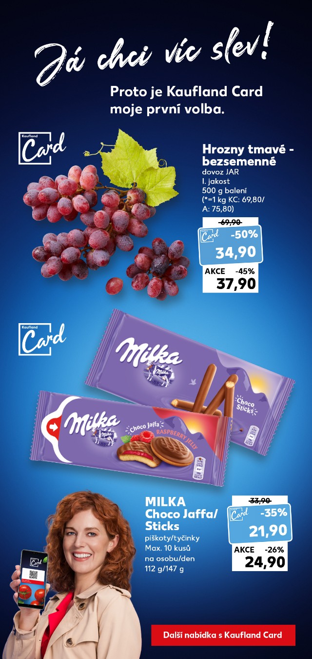 Já chci víc slev - Proto je Kaufland Card moje nová volba.