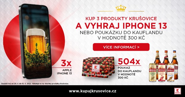 Kupuj Krušovice a vyhraj!