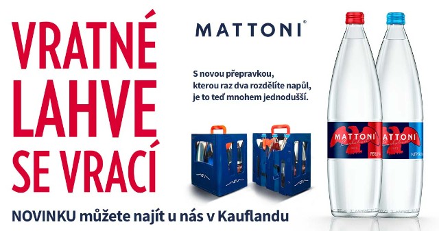 Mattoni - Vratné lahve se vrací