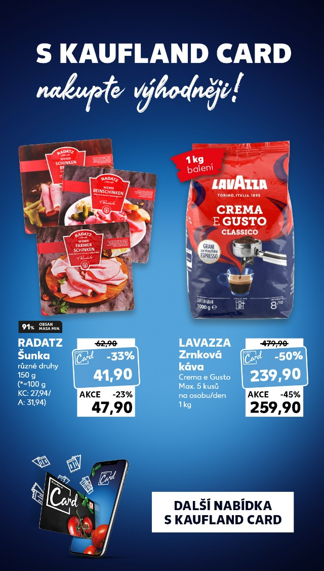 Já chci víc slev - Proto je Kaufland Card moje nová volba.