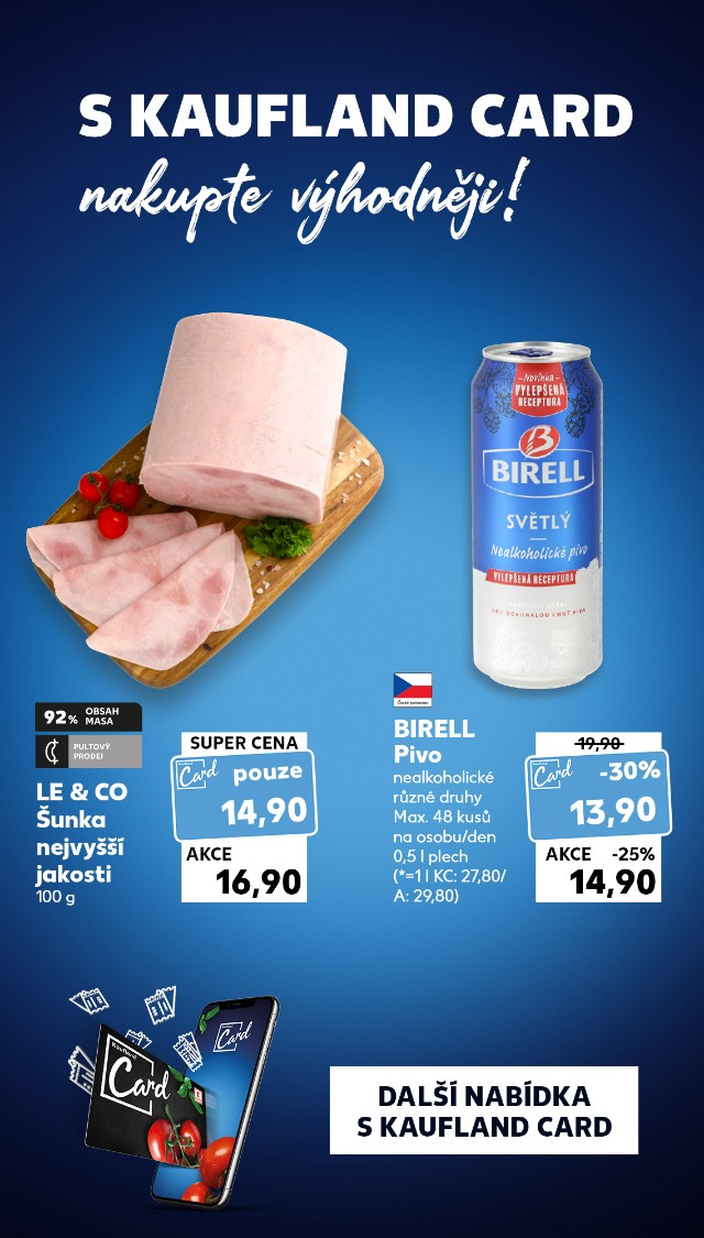 Já chci víc slev - Proto je Kaufland Card moje nová volba.