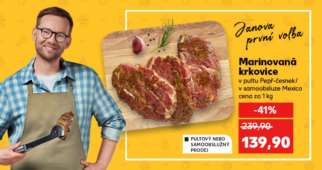 Janova první volba - Marinovaná krkovice