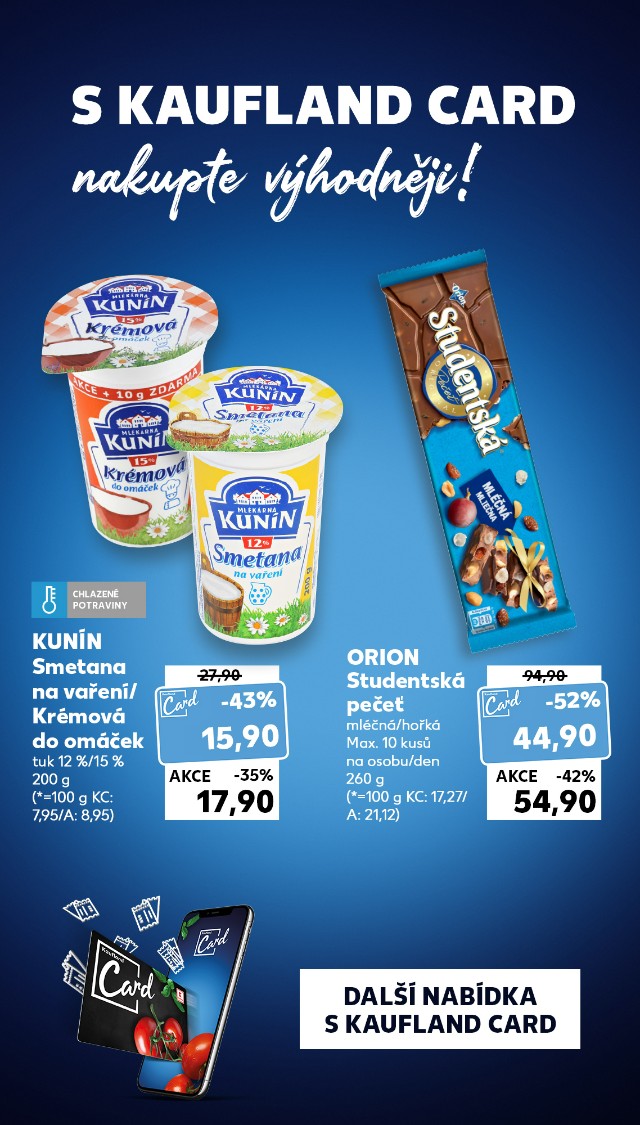 Já chci víc slev - Proto je Kaufland Card moje nová volba.