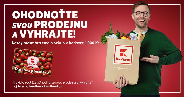 Ohodnoťte svou prodejnu a vyhrajte nákup za 1000 Kč.