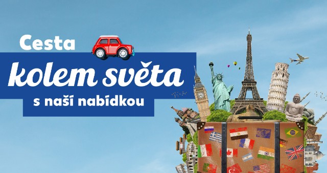 Cesta kolem světa s naší nabídkou