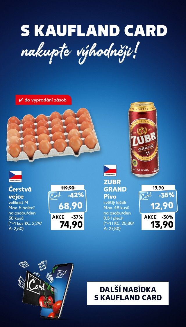 Já chci víc slev - Proto je Kaufland Card moje nová volba.