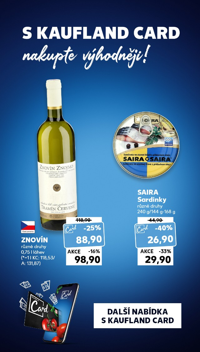 Já chci víc slev - Proto je Kaufland Card moje nová volba.