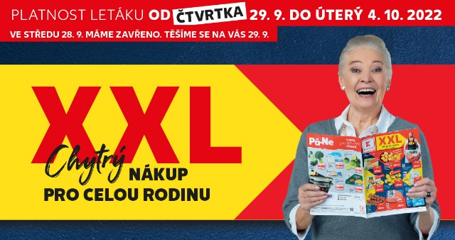 XXL chytrý nákup pro celou rodinu