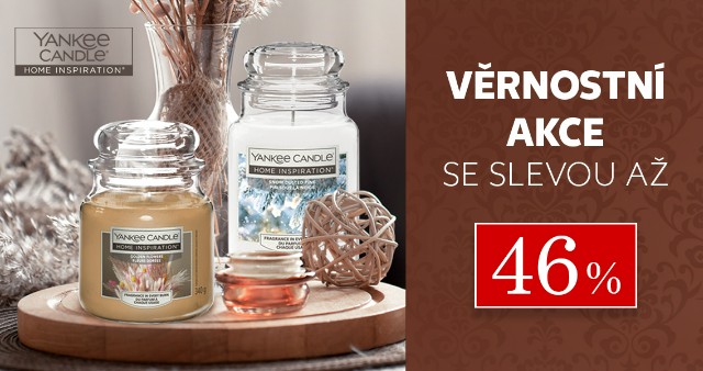 Yankee Candle - Věrnostní akce se slevou až 46 %