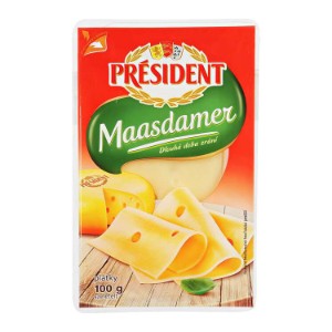 Président - Plátkový sýr