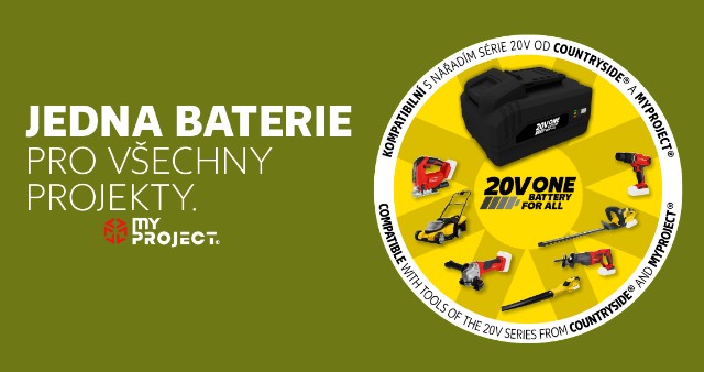 MyProject - Jedna baterie pro všechny projekty.