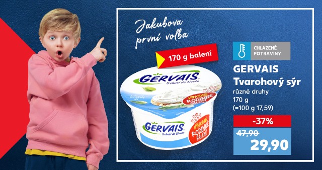 Jakubova první volba - Gervais - Tvarohový sýr