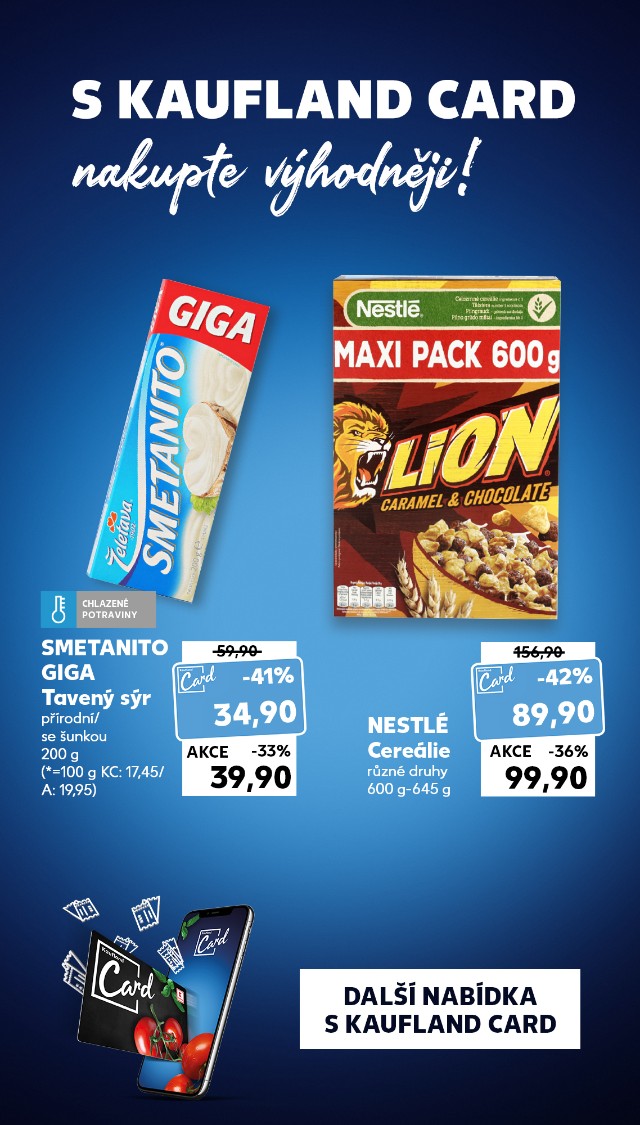 Já chci víc slev - Proto je Kaufland Card moje nová volba.
