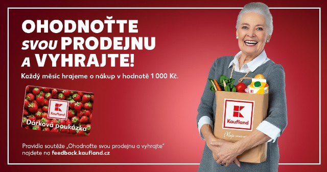 Ohodnoťte svou prodejnu a vyhrajte nákup za 1000 Kč.