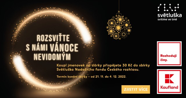 Rozsviťte s námi Vánoce nevidomým