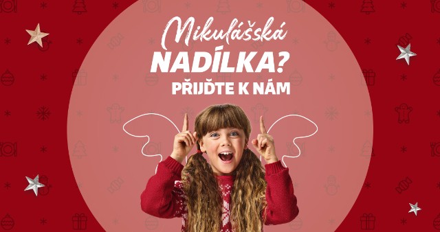 Mikulášská nadílka? Přijďte k nám.