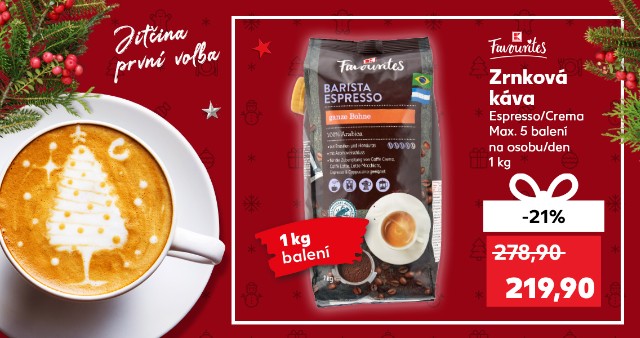 Jitčina první volba - Zrnková káva