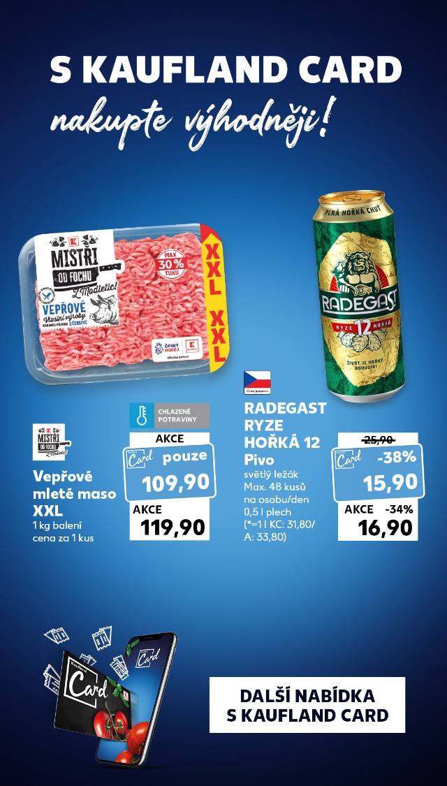 Já chci víc slev - Proto je Kaufland Card moje nová volba.