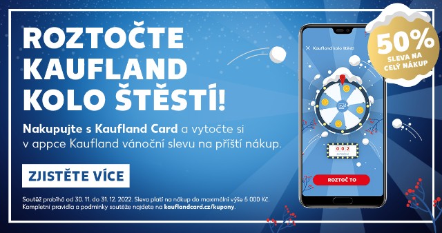 Výhodné nákupy u partnerů v aplikaci Kaufland.