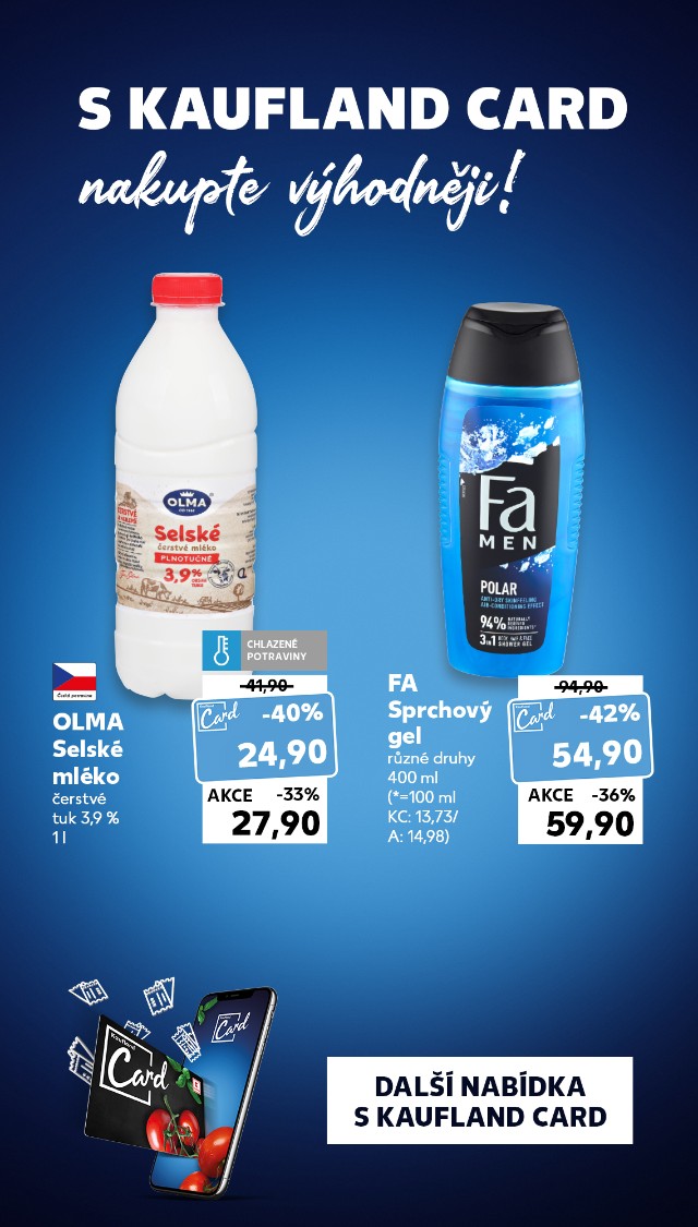 Já chci víc slev - Proto je Kaufland Card moje nová volba.