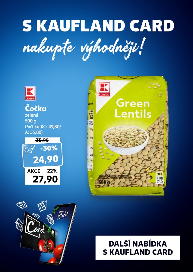 S Kaufland Card nakupte výhodněji!