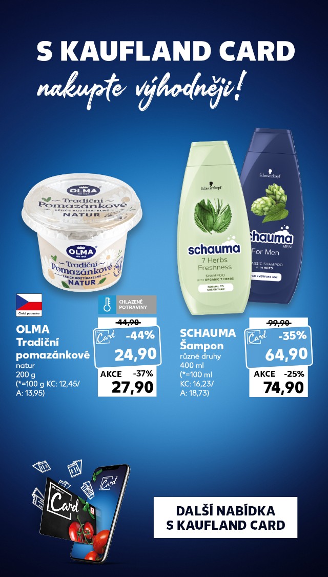 Já chci víc slev - Proto je Kaufland Card moje nová volba.