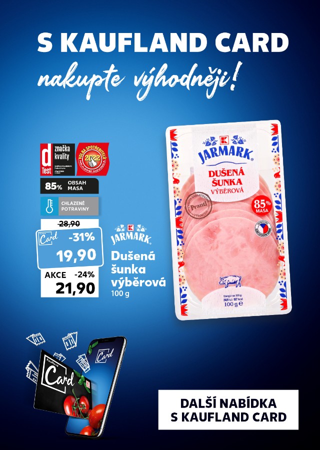 S Kaufland Card nakupte výhodněji!