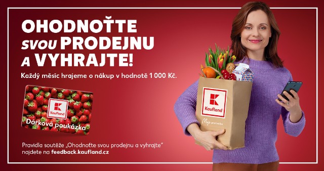 Ohodnoťte svou prodejnu a vyhrajte nákup za 1000 Kč.