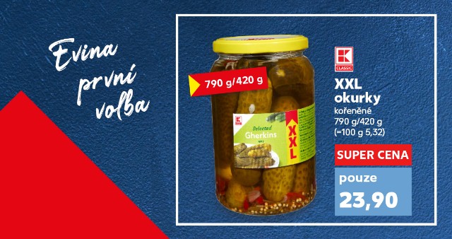 Evina první volba - K-Classic okurky