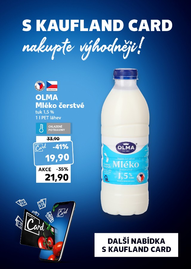 S Kaufland Card nakupte výhodněji!