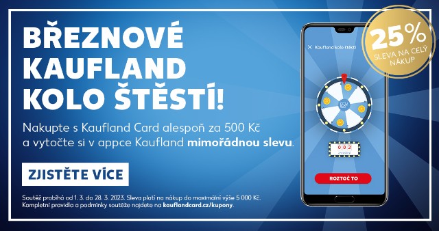 Březnové Kaufland kolo štěstí