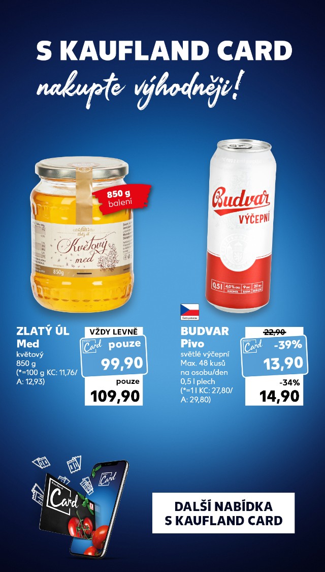 Já chci víc slev - Proto je Kaufland Card moje nová volba.