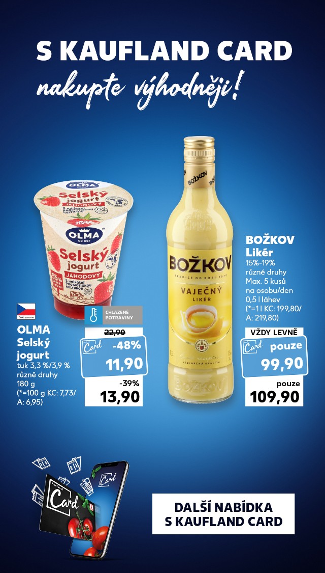 Já chci víc slev - Proto je Kaufland Card moje nová volba.