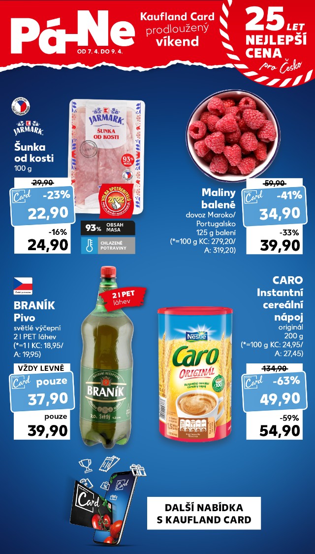 Kaufland Card prodloužený víkend