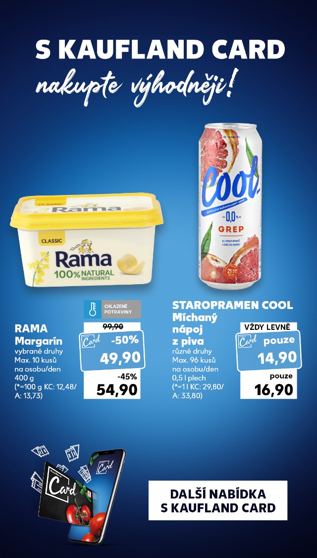 S Kaufland Card nakupte výhodněji!