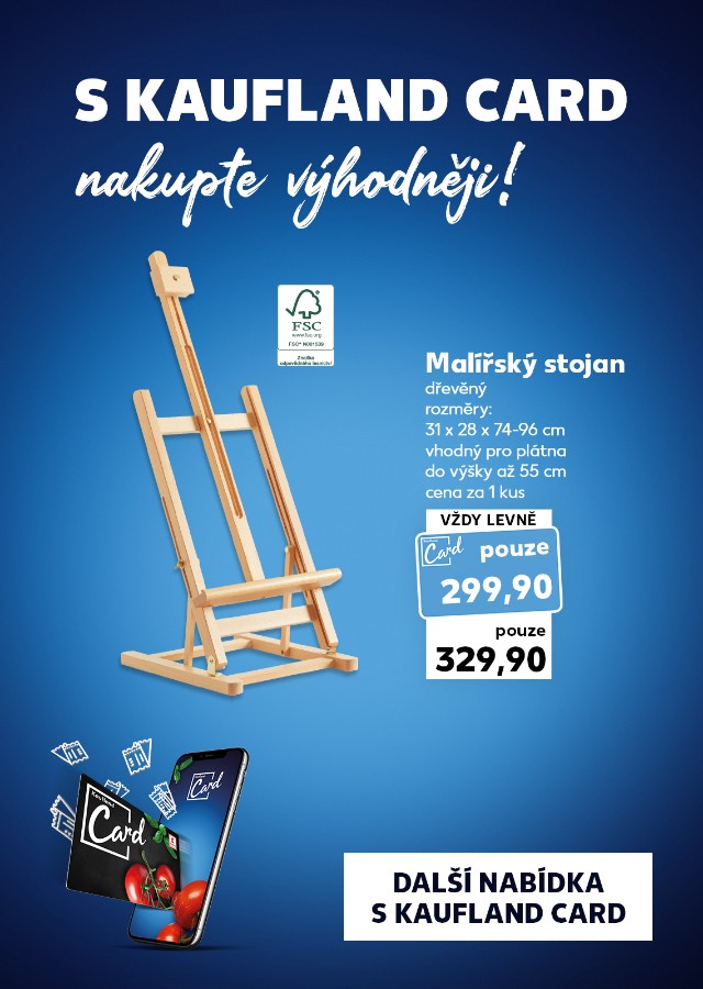 S Kaufland Card nakupte výhodněji.