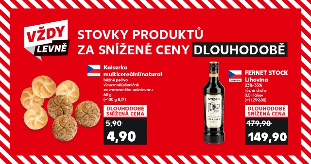 Vždy levně - Stovky produktů za snížené ceny - Dlouhodobě